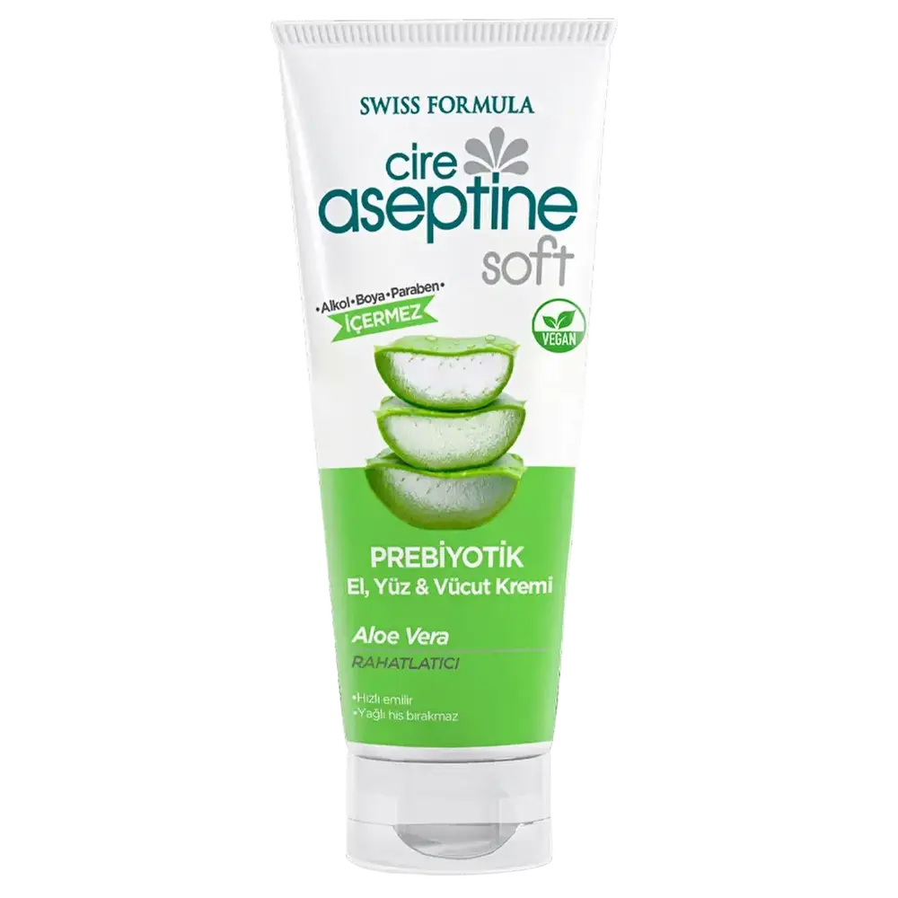 Cire Aseptine Soft Prebiotic Hand, Face & Body Cream Aloe Vera
