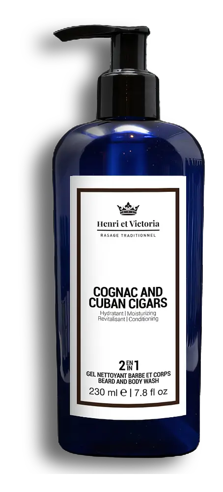 Henri Et Victoria Beard And Body Wash Cognac and Cuban Cigars