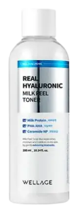 Wellage Real Hyaluronic Milk Peel Toner