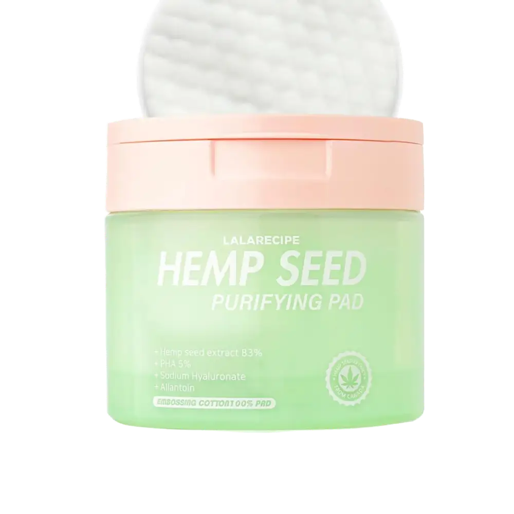 Lalarecipe Hemp Seed Purifying Smoothing Toner Pad