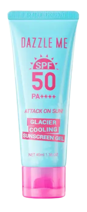 Dazzle Me Attack On Sun! Glacier Cooling Sunscreen Gel SPF 50