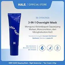 HALE Deep Oasis | Sleeping Mask + Night Moisturizer + Eye Cream