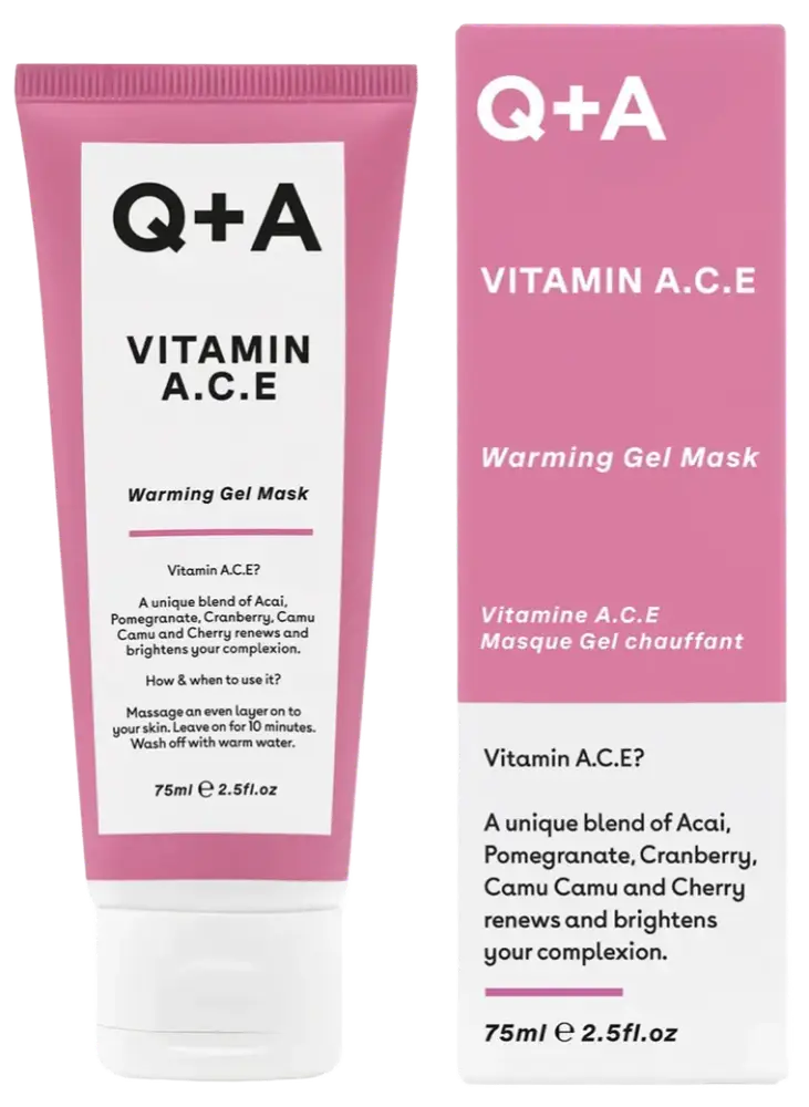 Q + A Vitamin A.C.E Warming Gel Mask
