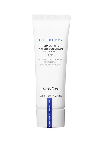 innisfree Blueberry Rebalancing Watery Sun Cream Spf45 Pa+++