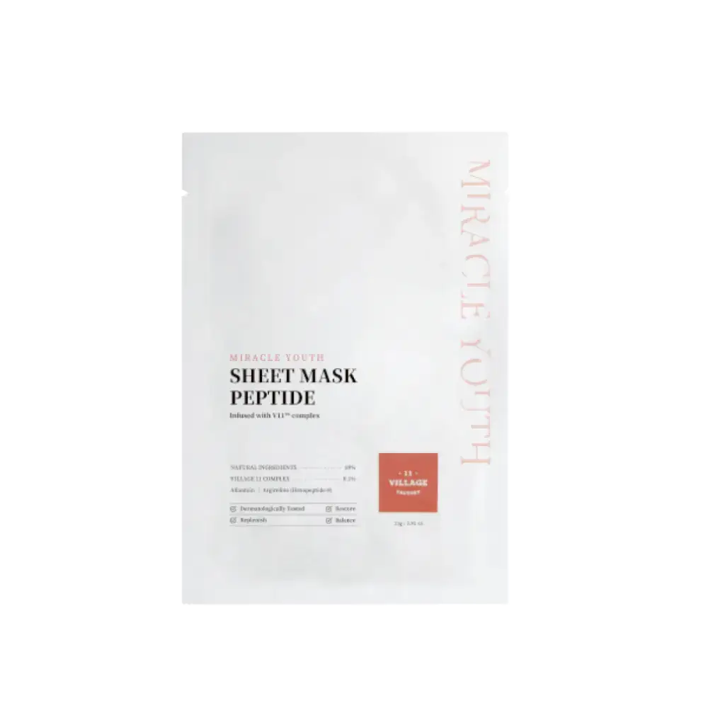 Village 11 Factory Miracle Youth Sheet Mask Peptide