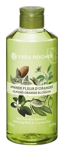 Yves Rocher Relaxing Bath & Shower Gel Almond Orange Blossom