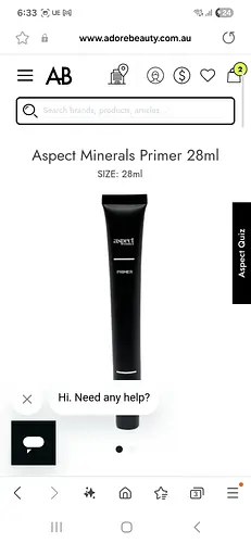 Aspect Skincare Minerals Primer
