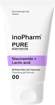 Inopharm Pure Elements Niacinamide + Lactic Acid Brilliant Skin Gel Cleanser