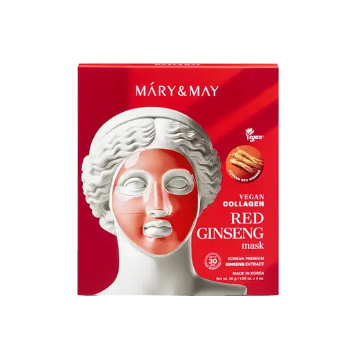 Mary & May Vegan Collagen Mask Red Ginseng
