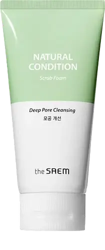 The Saem Natural Condition Scrub Foam - Deep Pore Cleansing