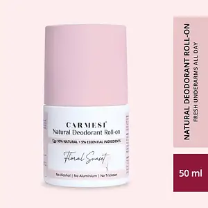 Carmesi Carmesi Natural Deodorant Roll-on floral sunset