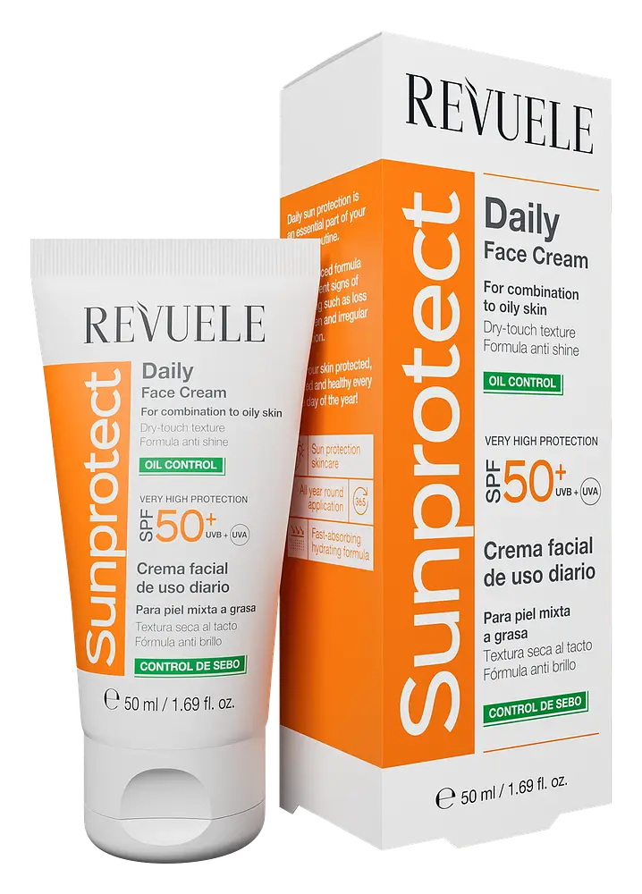 Revuele Sunprotect Daily Face Cream Oil Control SPF 50+
