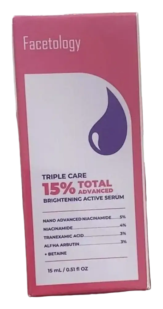 Facetology Triple Care 15% Total Advanced Brightening Active Serum