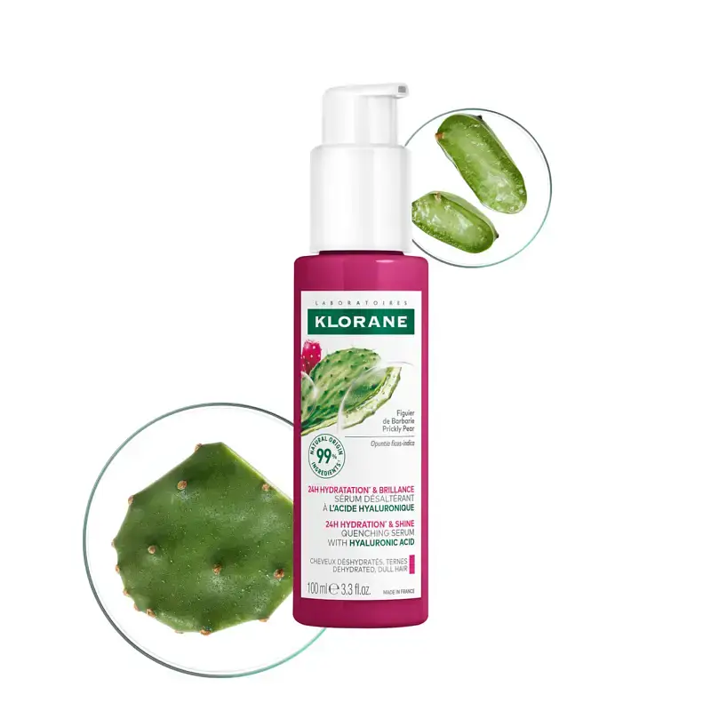 Klorane 24H Hydration & Shine Quenching Serum With Hyaluronic Acid
