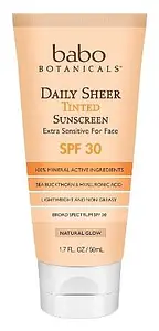 babo botanicals Daily Sheer Tinted Mineral Sunscreen Lotion SPF30