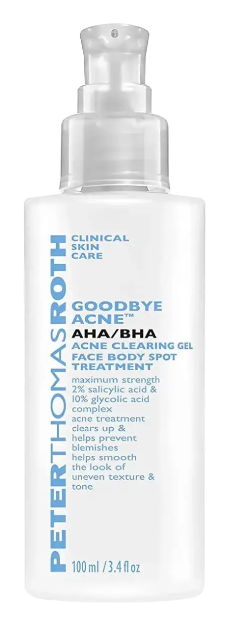 Peter Thomas Roth Goodbye Acne AHA/BHA Acne Clearing Gel Face Body Spot Treatment