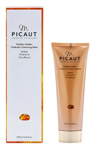 M Picaut Golden Amber Probiotic Cleansing Balm