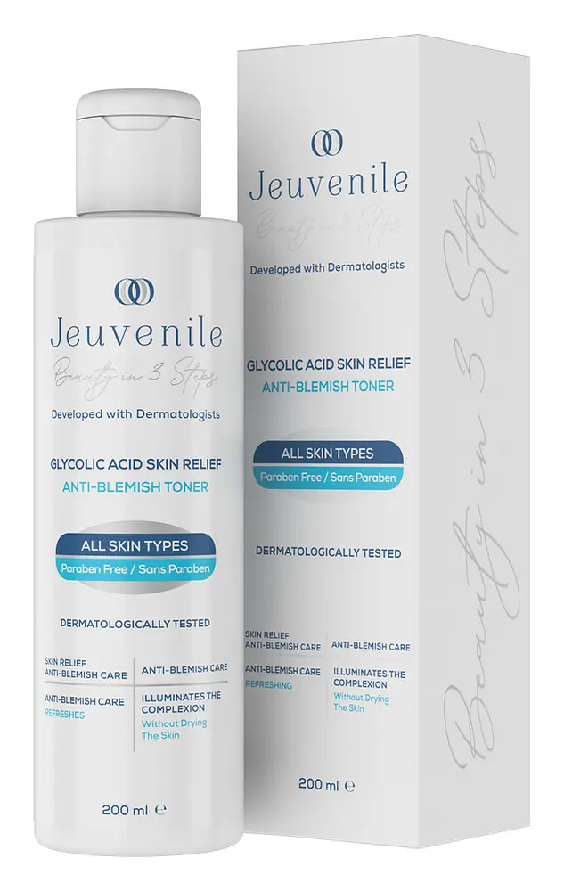 Jeuvenile Glycolic Acid Skin Relief Anti-Blemish Toner