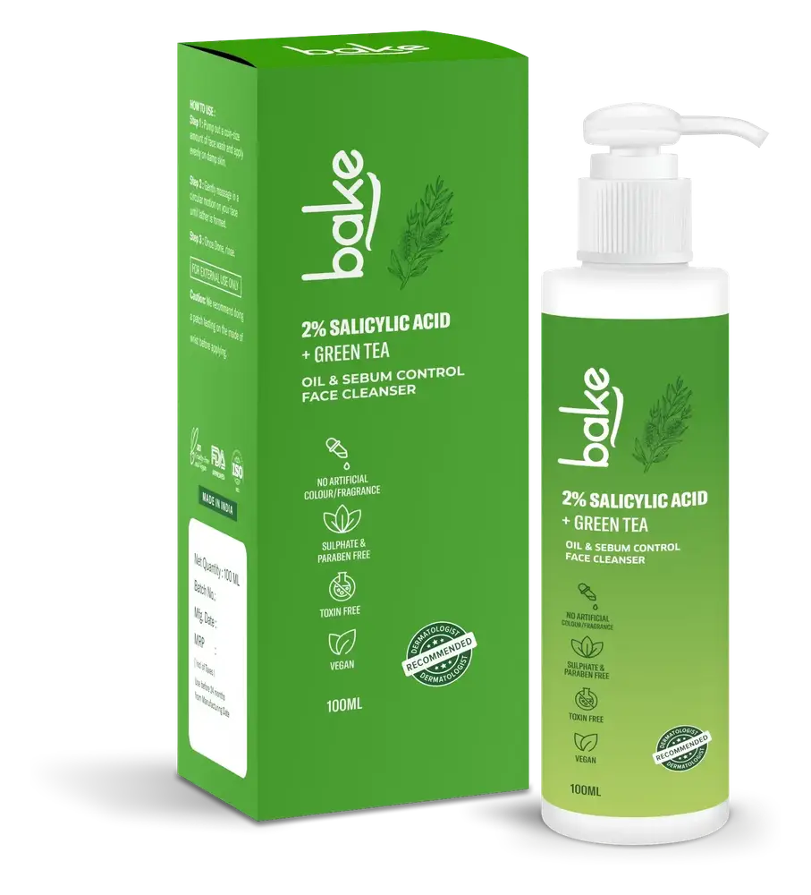 Bake 2% Salicylic Acid + Green Tea Face Cleanser