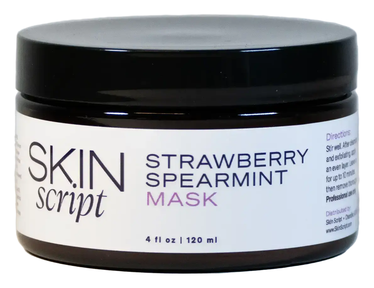 Skin Script Strawberry Spearmint Mask