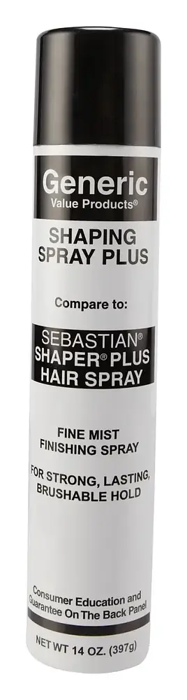 Generic Value Products Shaping Spray Plus Hair Spray Compare To Sebastian Shaper Plus Hair Spray