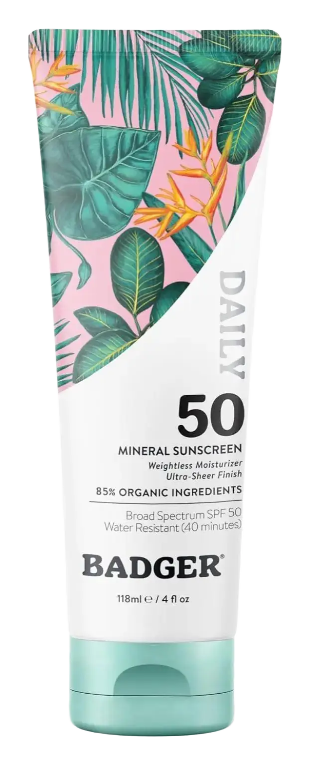 Badger SPF 50 Daily Mineral Sunscreen