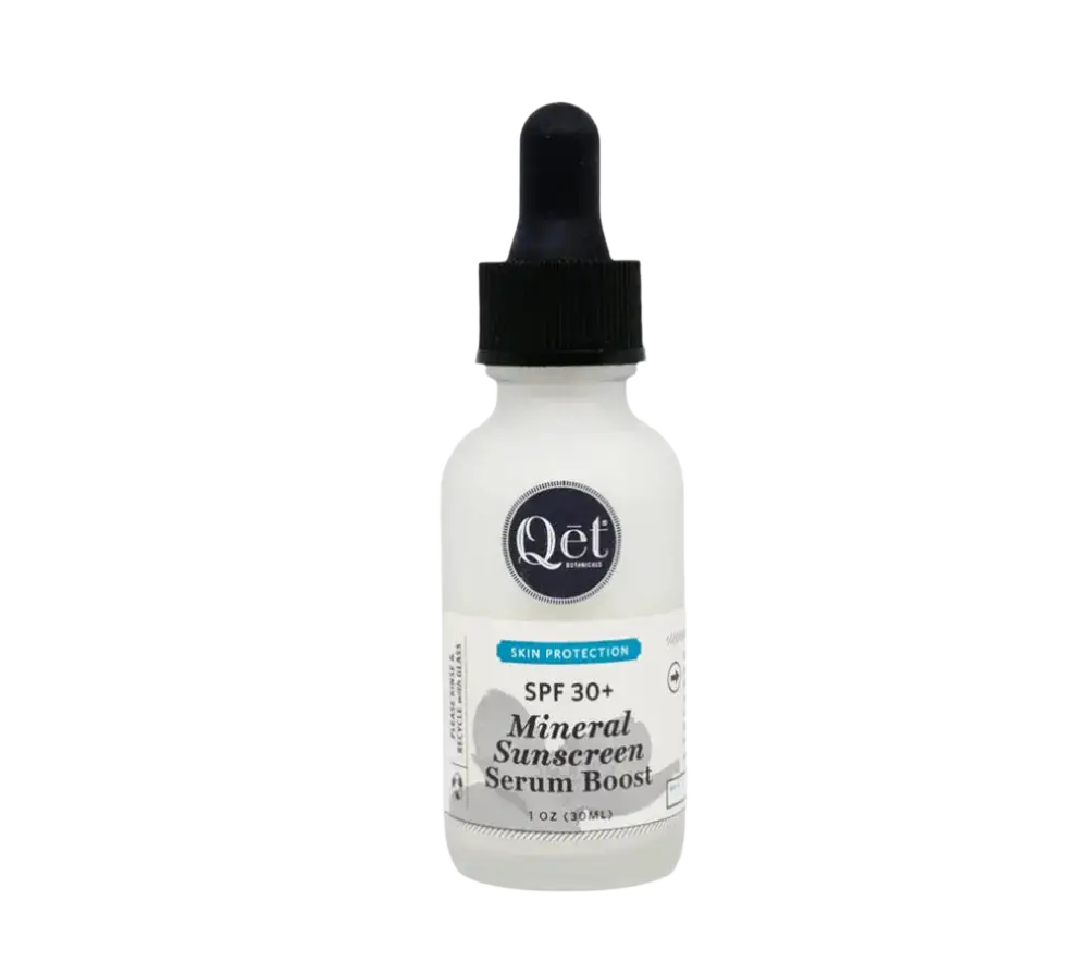 Qēt Botanicals Mineral Sunscreen Serum Boost SPF 30+