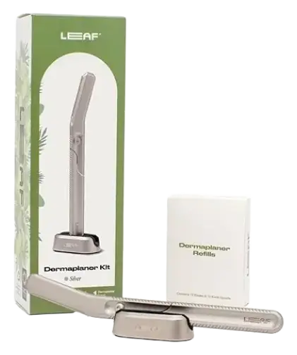 Leaf Dermaplaner Kit Silver