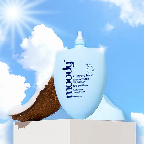 Moody Hydro Burst Water Sunscreen with SPF 50 PA+++