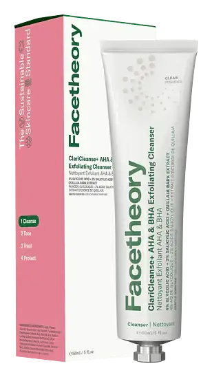 FaceTheory Claricleanse+ AHA & BHA Exfoliating Cleanser Mandarin
