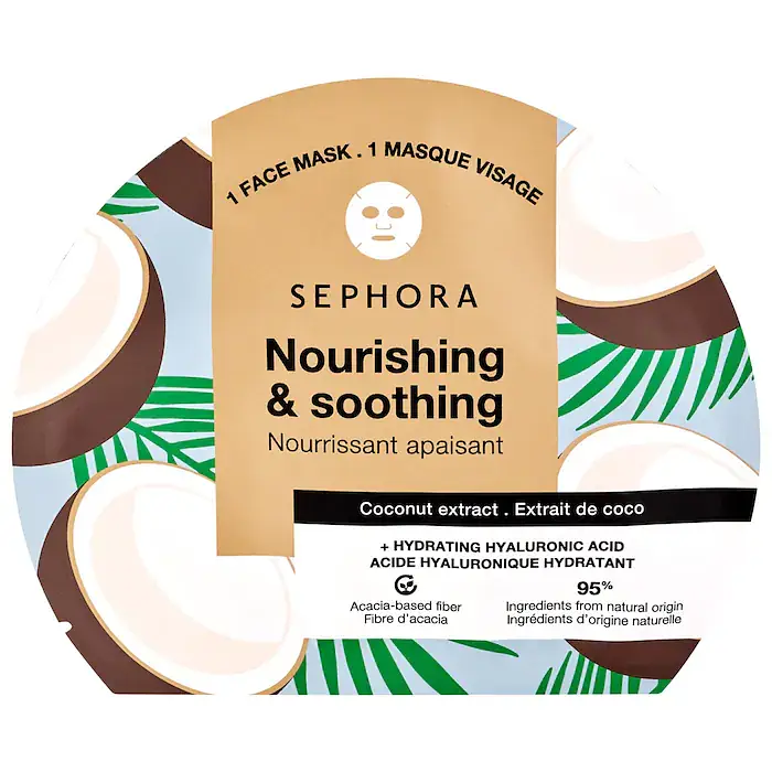 Sephora Collection Hydrating Hyaluronic Acid Face Mask Coconut