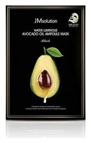 JMsolution Water Luminous Avocado Oil Ampoule Mask Black