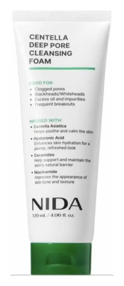 Nida Centella Deep Pore Cleansing Foam