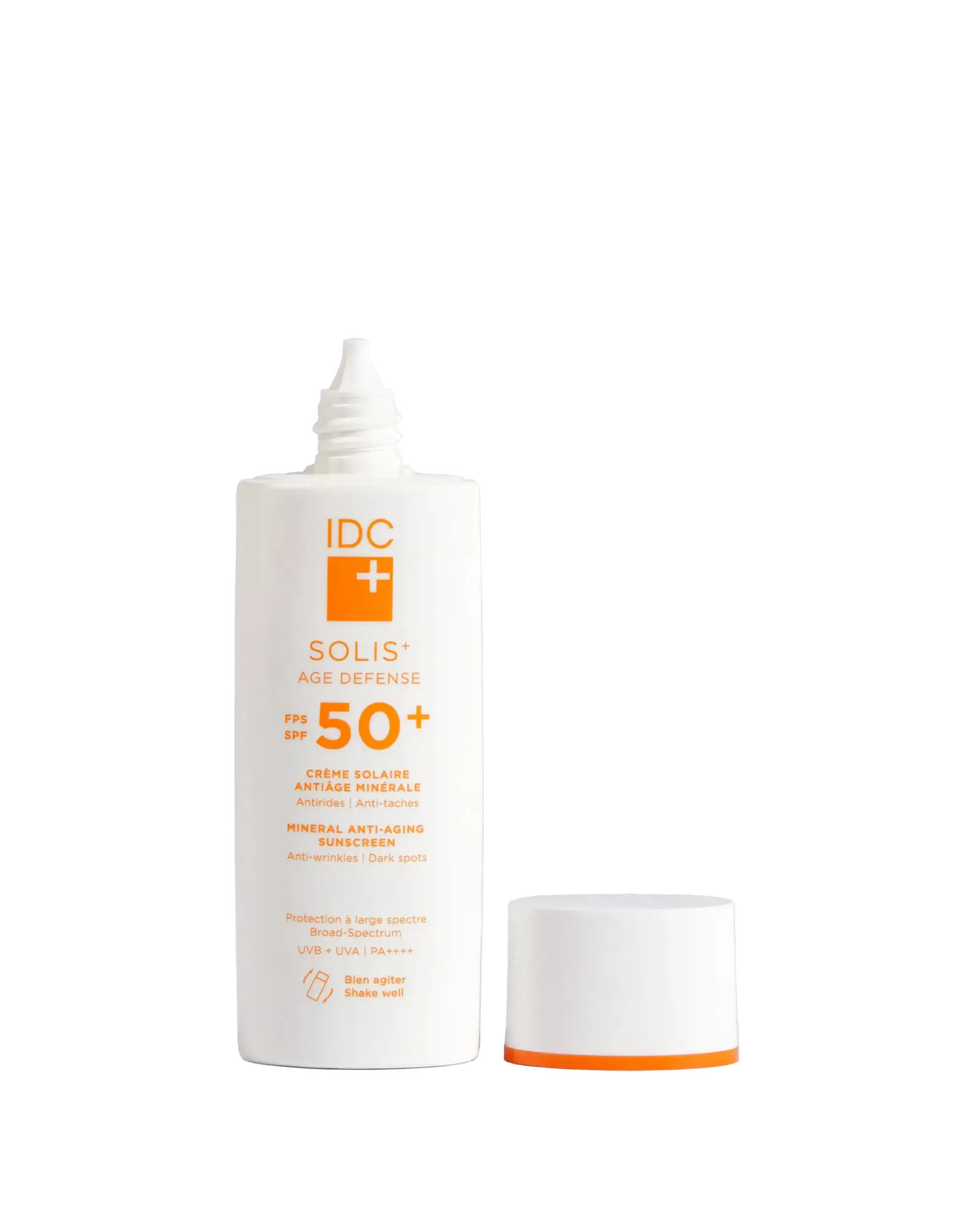 IDC Solis+ Age Defense Mineral Anti-Aging Sunscreen SPF 50+
