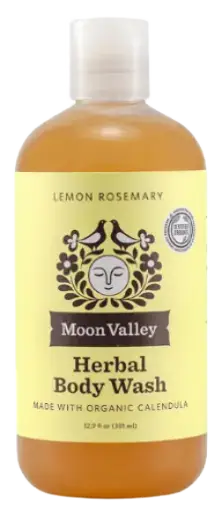 Moon Valley Organics Herbal Body Wash Lemon Rosemary