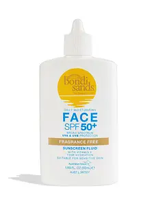 bondi sands SPF 50+ Daily Moisturising Fragrance Free Face Fluid
