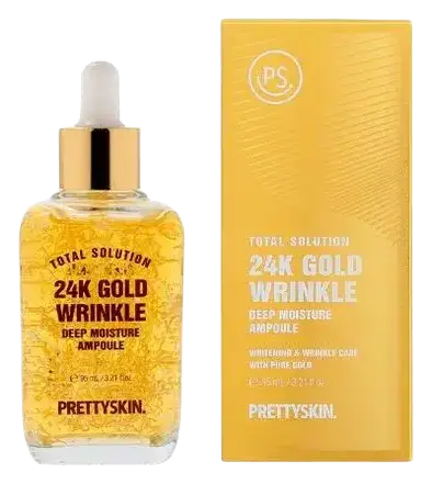 Pretty Skin Total Solution 24K Gold Wrinkle Deep Moisture Ampoule