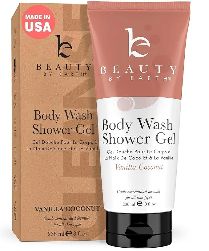 Beauty by Earth Body Wash Shower Gel Vanilla Coconut