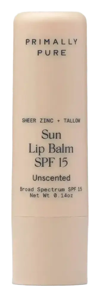 Primally Pure Sun Lip Balm SPF 15 Lavender Mint