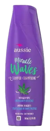 Aussie Miracle Waves Anti-Frizz Hemp Shampoo