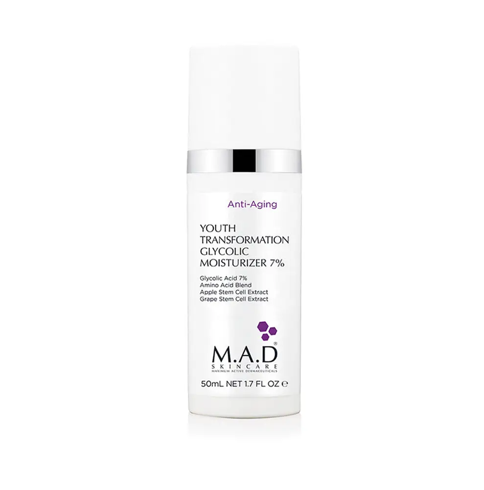 M.A.D Skincare Youth Transformation Glycolic Moisturizer 7%