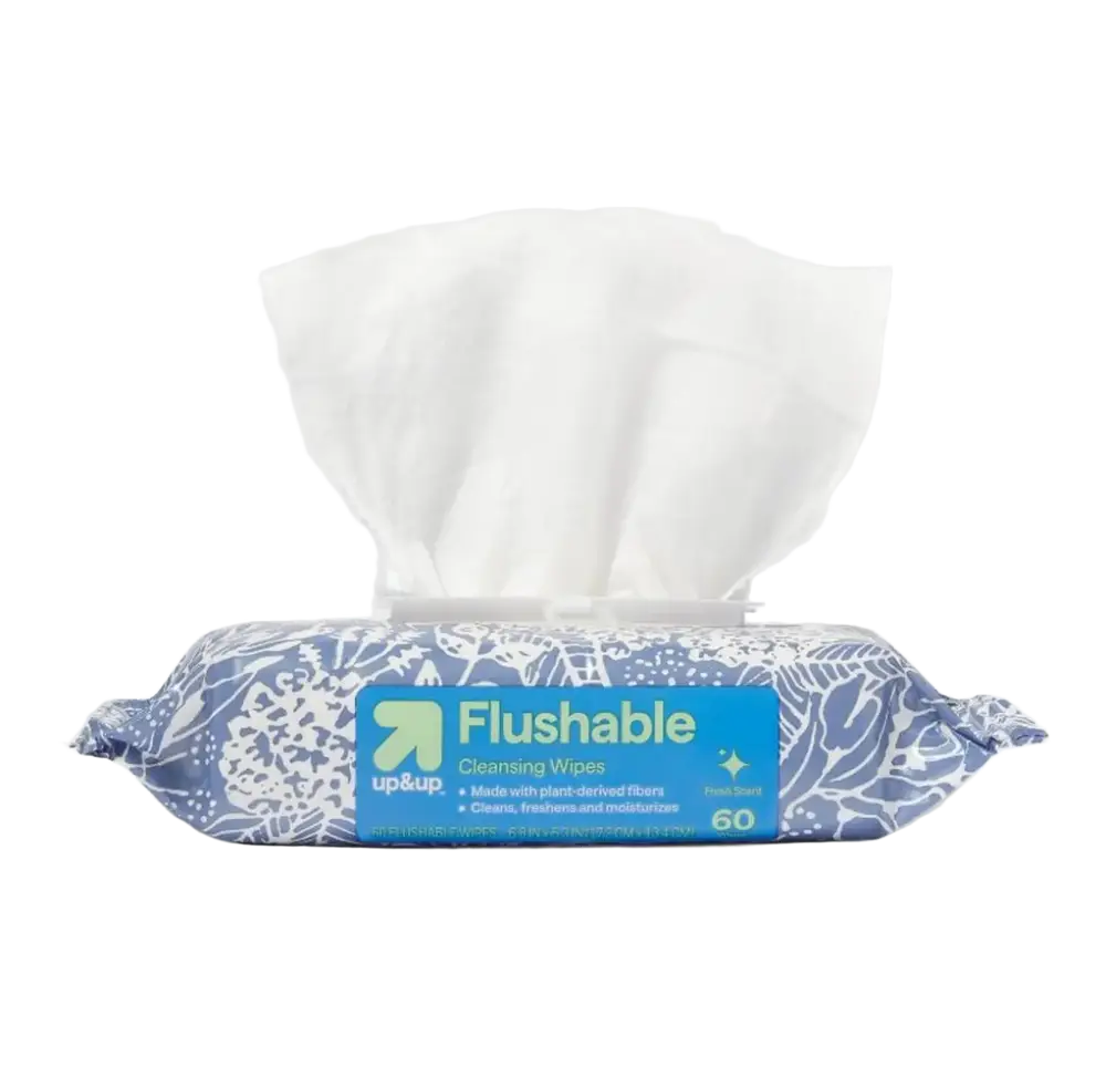 up&up Flushable Cleansing Wipes