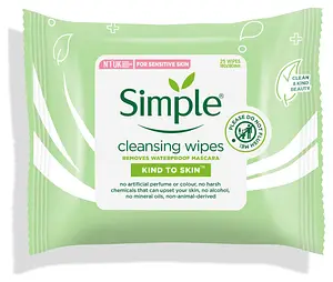 Simple Skincare Kind To Skin Cleansing Facial Wipes UK