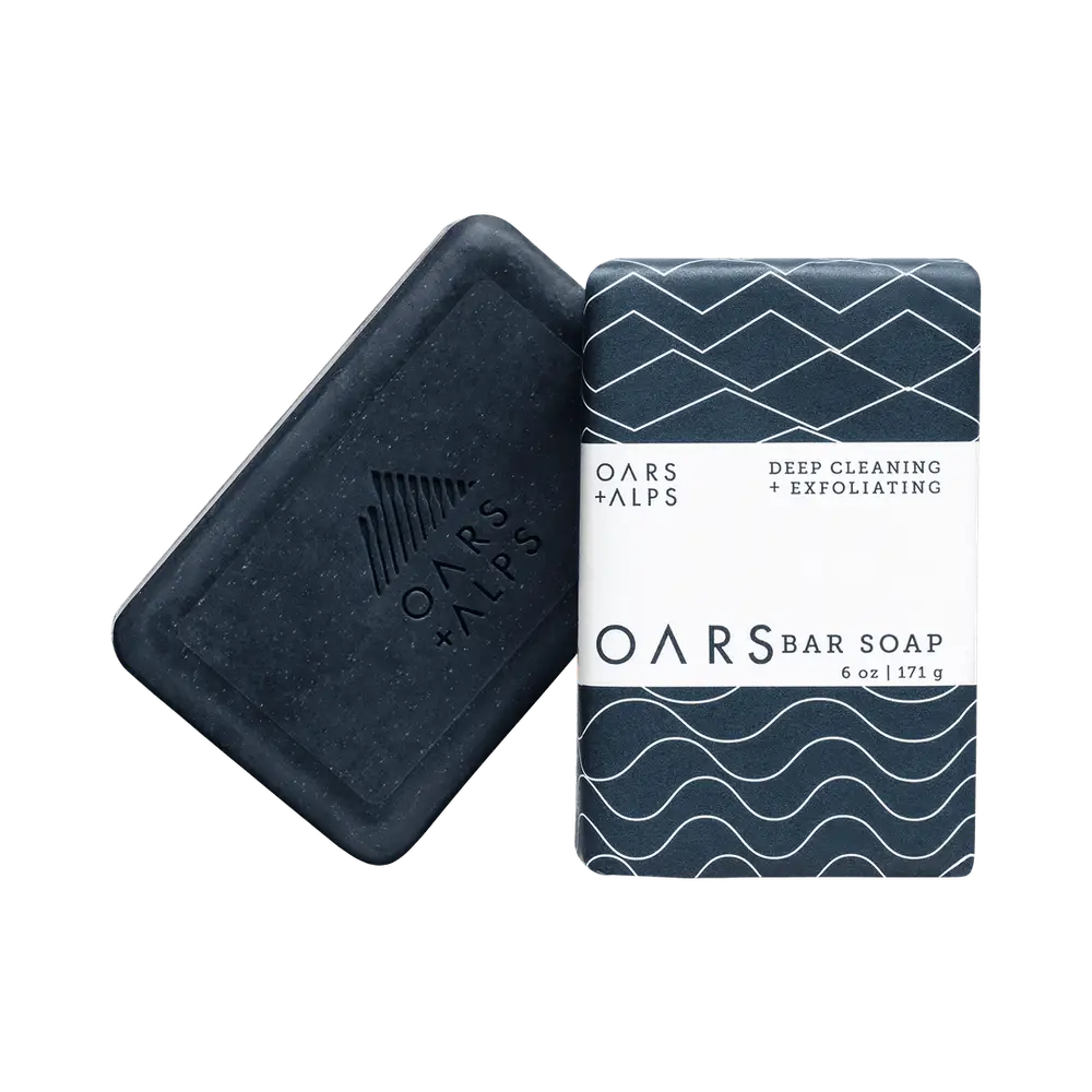 Oars + Alps Blue Charcoal Oars Bar Soap