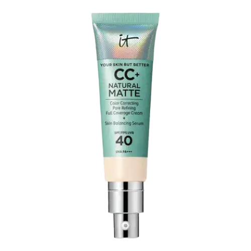 IT Cosmetics CC+ Cream Natural Matte Foundation SPF 40 Fair Ivory