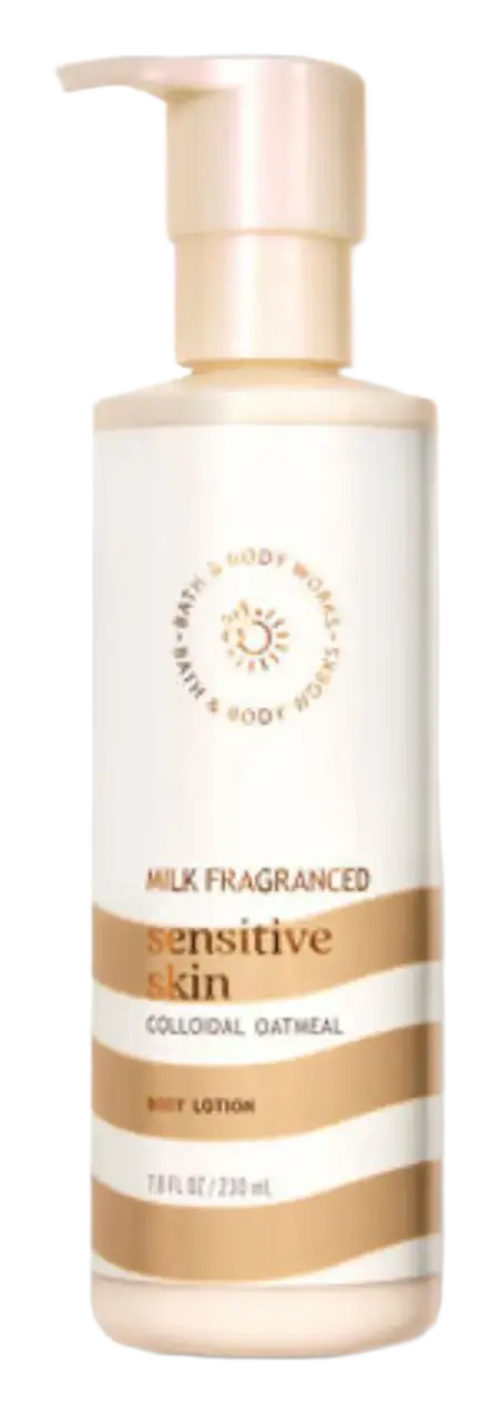 Bath & Body Works Sensitive Skin Body Lotion Milk Fragranced With Colloidal Oatmeal