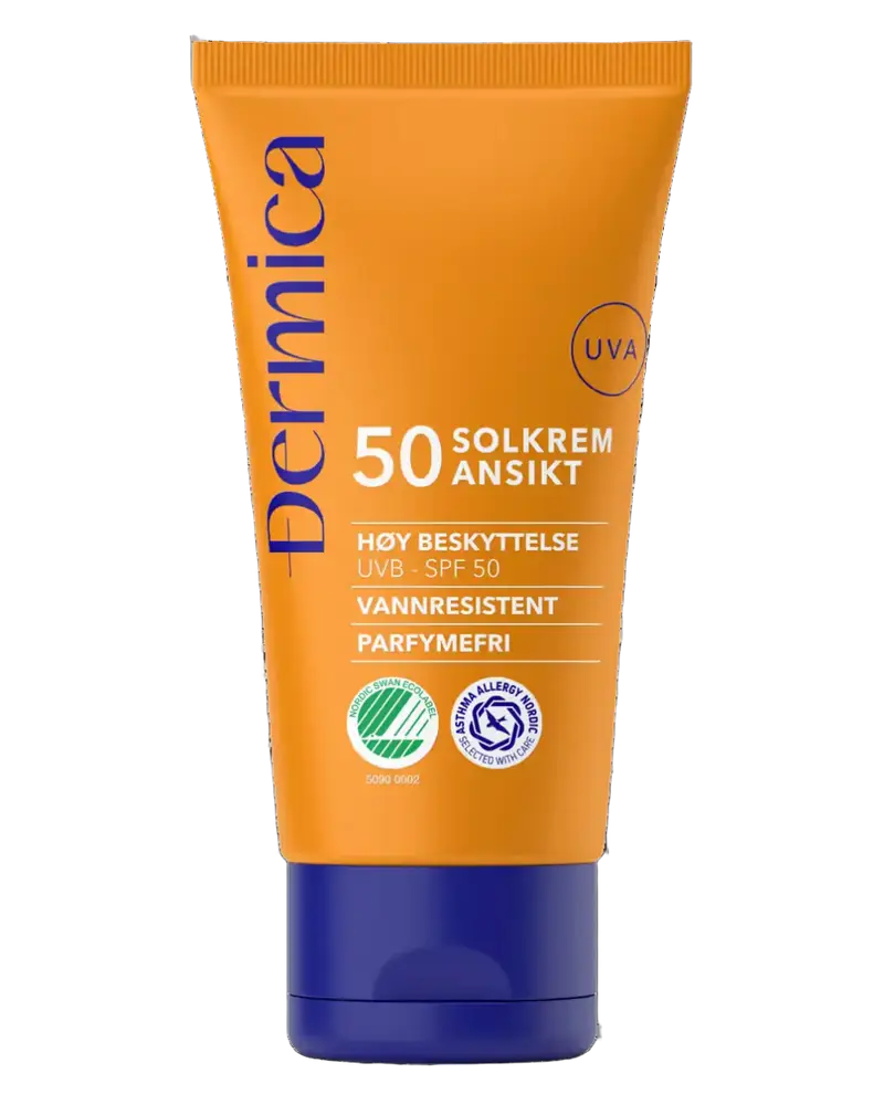 Dermica Solkrem Ansikt SPF 50