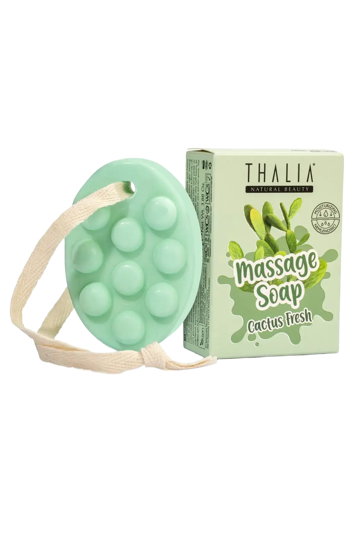 Thalia Natural Beauty Massage Soap Cactus Fresh