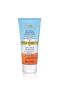 Delia Cosmetics Gel facial exfoliante control grasa