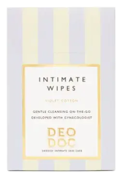DeoDoc Intimate Wipes Violet Cotton